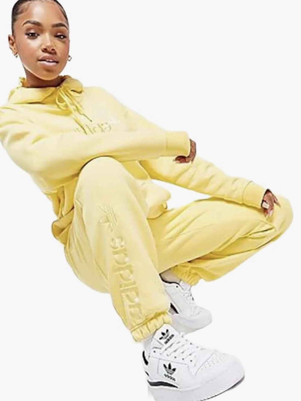 adidas Yellow Women's Jogger Sweatpants Small
